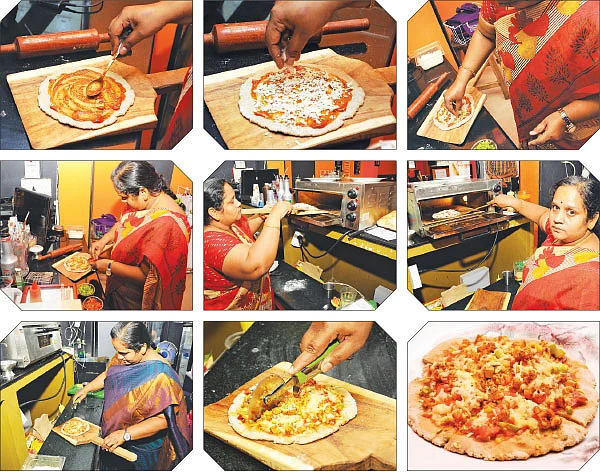 ஆர்கானிக் வீட் பீட்ஸா... - அசத்தும் தீபா!