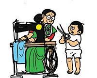 குட்டீஸ் குறும்பு !