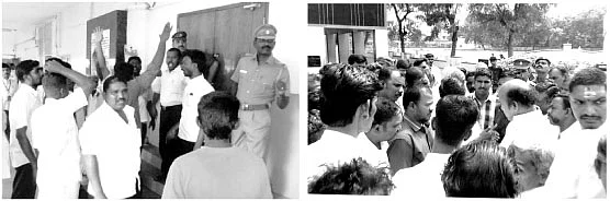 நடுத்தெருவில் துப்புறவுப் பணியாளர் குடும்பங்கள்!