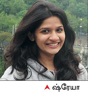 வெற்றுக் காகிதத்தை வெற்றிக் காகிதமாக மாற்றும் ஷ்ரேயா!