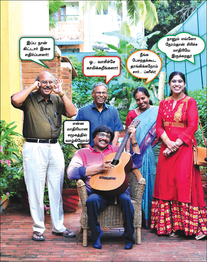அஞ்சுபேரு அஞ்சுவிதமா பேசுறாங்க!