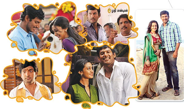 சந்தானம் ஓனர்... விஷால் லேபர்!