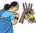 குட்டீஸ் குறும்பு !