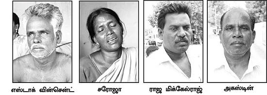 லாரியை இரண்டு கைகளால் மறித்த சதீஷ்குமார்..