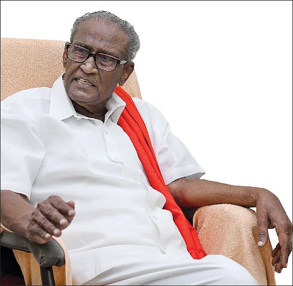 “டெல்லி சகுனியை அனுமதிக்கக் கூடாது!” - கொந்தளிக்கும் தா.பாண்டியன்