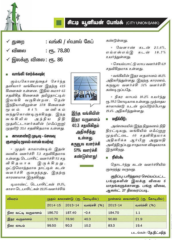 முதல் காலாண்டு முடிவுகள்... முதலீட்டுக்கு முத்தான பங்குகள்!