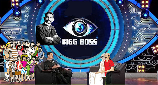 மண்புழு மன்னாரு: மகாத்மா காந்தியும் பிக்பாஸ்தான்!