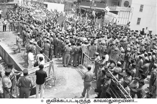 தேன்கனிக்கோட்டையில் காவிரிப் போர்!