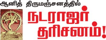 ஆனித் திருமஞ்சனத்தில் நடராஜர் தரிசனம்!