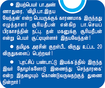 ''இலக்கியமே இதயமாய் இயங்கும் ஊர் இது!''
