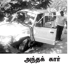 விபத்தை மறைக்கிறாரா போலீஸ் அதிகாரி?