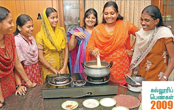 இந்திய தீபாவளிகளில் முதன் முறையாக... கல்லூரிப் பெண்கள் கிண்டிய கஷ்மீர் அல்வா!