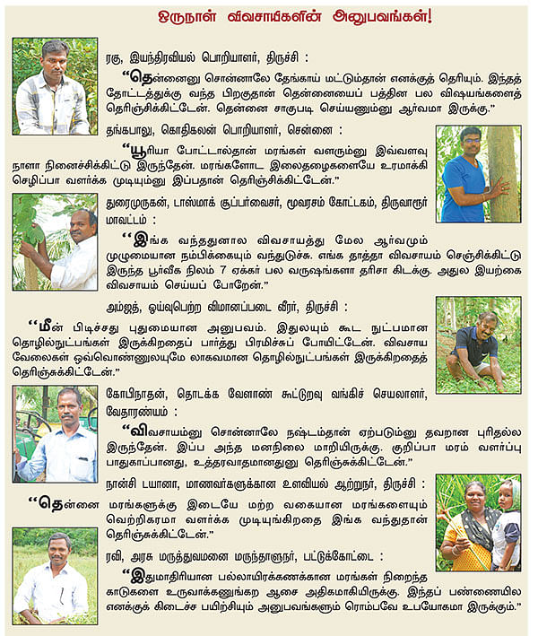 'ஒரு நாள் விவசாயி!'