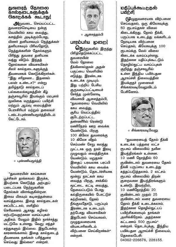 மானாவாரியில் மகத்தான மகசூல்... துவள விடாத துவரை!