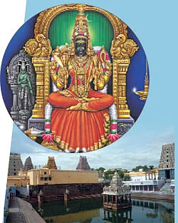 பஞ்சாக்னியின் நடுவில் ஸ்ரீதபஸ் காமாட்சி!