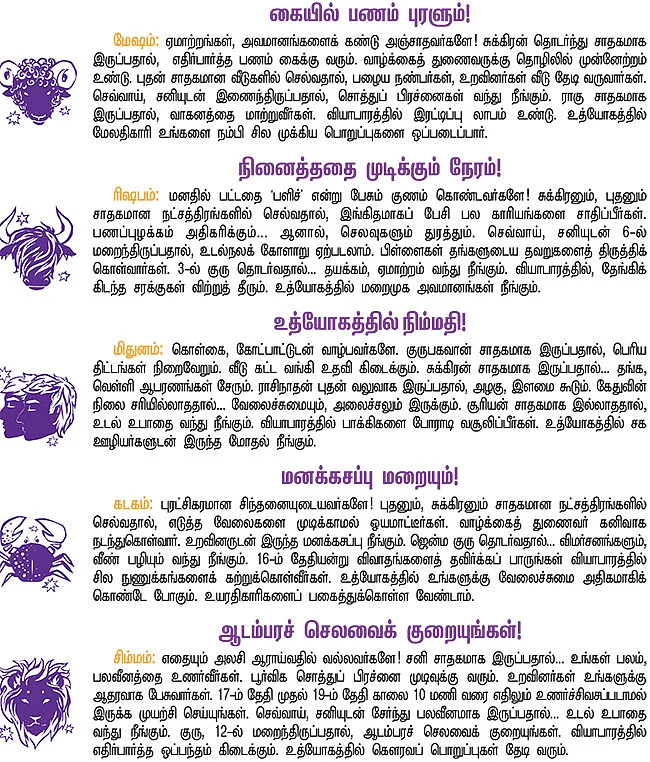 ராசி பலன்கள்