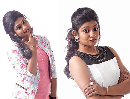 படிச்சுட்டே கலக்கும் ஆங்கரிங் கேர்ள்!
