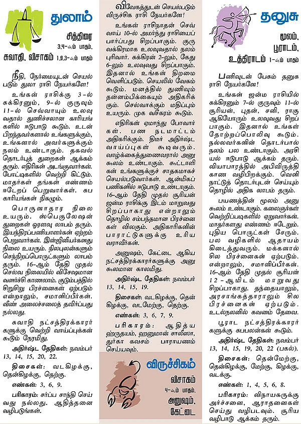 ராசிபலன்
