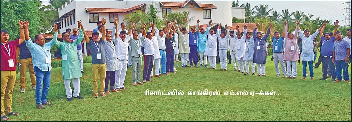கூவத்தூரில் குறட்டை... பெங்களூரில் ஆக்ஷன்!