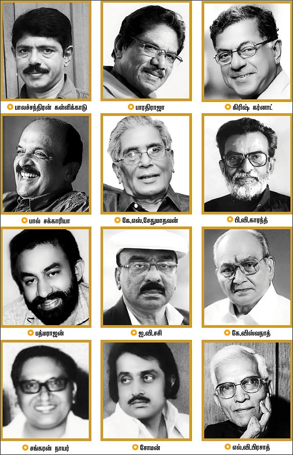 பாரதிராஜா மற்றும் நடிகர்களுடன்