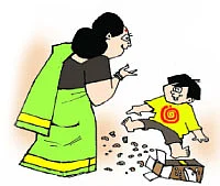 குட்டீஸ் குறும்பு !