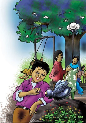 பூங்காவில் புது நண்பன் !