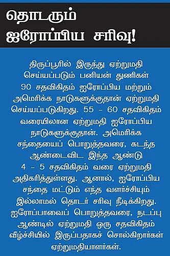 மீண்டு எழும் திருப்பூர்!