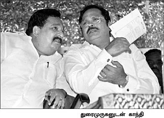 காந்தியை தோற்கடித்தாரா துரைமுருகன்?