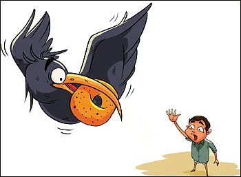 சிரிக்கும் காகம்