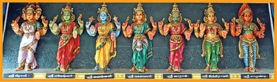மணக்கால் அம்மனுக்கு தயிர் பாவாடை அலங்காரம்!