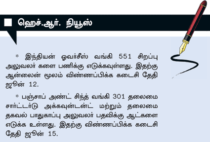 நாணயம் ஜாப்: இல்லை என்று சொல்லாத கல்வித் துறை!