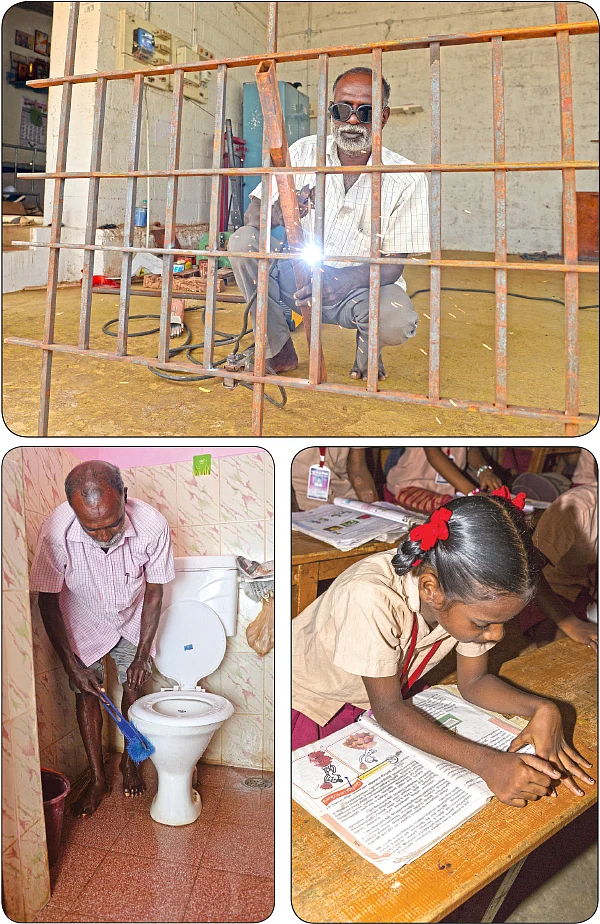 இரண்டாம் இதயம்: கழிவறை கழுவி கல்விக்கு உதவி..! - ‘சேவை’நாதனுக்கு வந்த சோதனை!