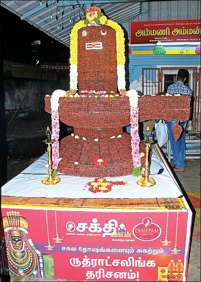 பிரமிப்பு... பரவசம்... ருத்ராட்ச லிங்க தரிசனம்!