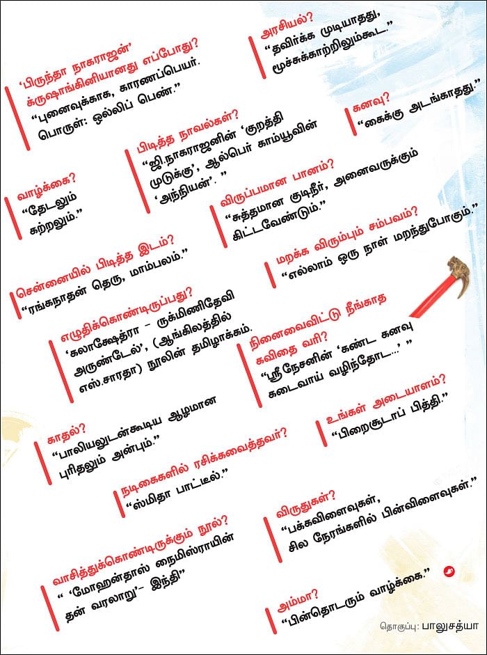 இன்னும் சில சொற்கள் - க்ருஷாங்கினி