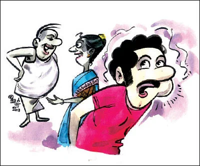 கன்னத்தில் கையை வைத்தால்...