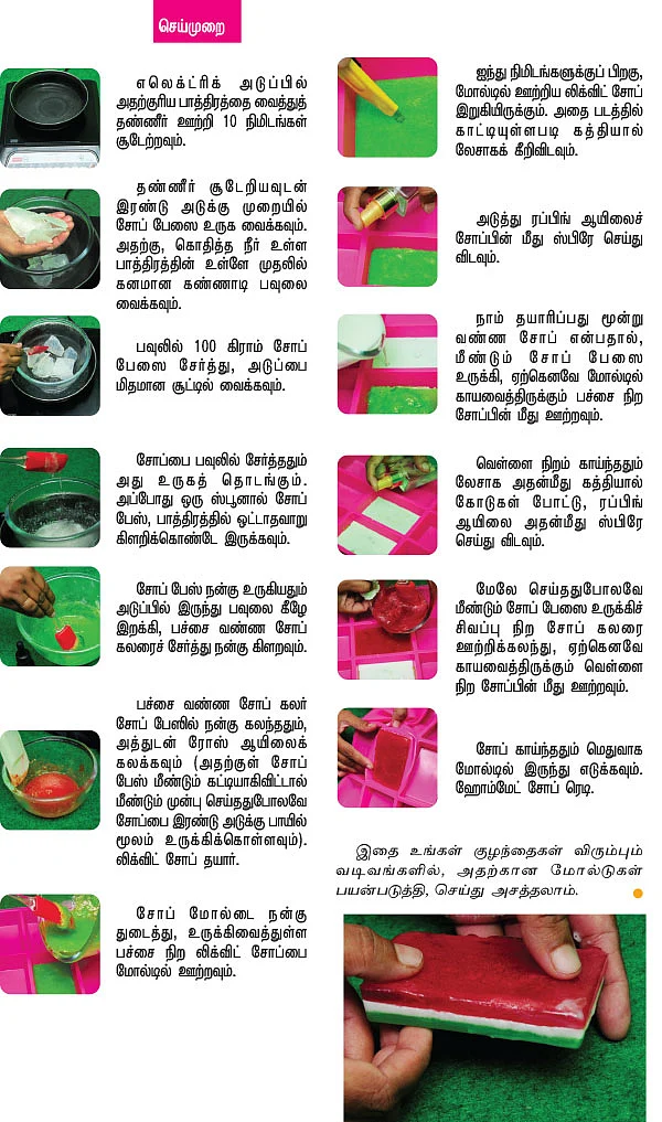 உள்ளம் கேட்குமே ஹோம்மேட் சோப்!