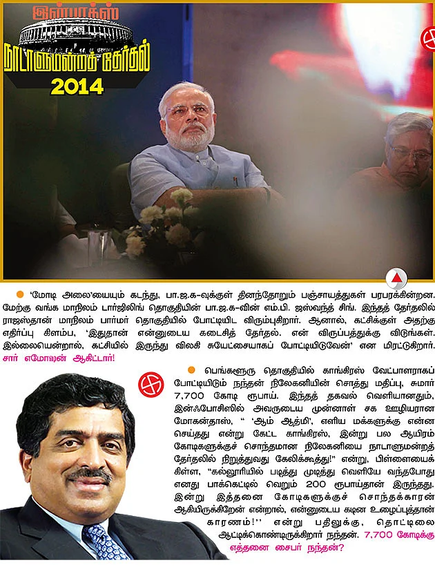 இன்பாக்ஸ் - நாடாளுமன்றத் தேர்தல் 2014