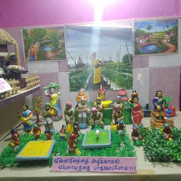 மத நல்லிணக்கத்தை வலியுறுத்தும் கொலு! - அசத்திய நெல்லை சிவா