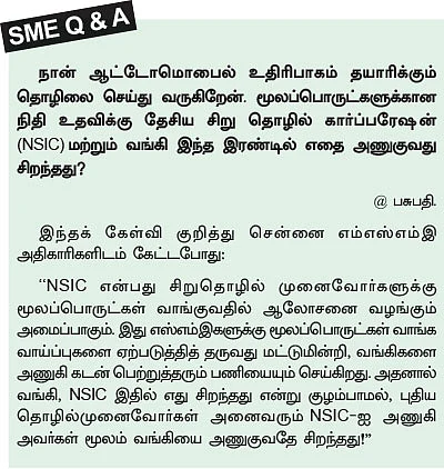 SME கைடுலைன் : நிதி திரட்டும் வழிகள்!