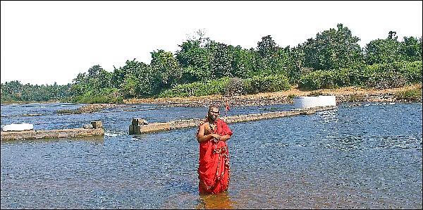 ‘இது யாக பூமி... யோக பூமி!’ - துங்காநதிக்கரையில் கம்பீரமாக எழும் நரசிம்மர் ஆலயம்!