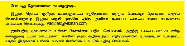 போட்டித் தேர்வுகளில் பொருளாதாரம்!