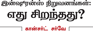 இன்ஷூரன்ஸ் நிறுவனங்கள்: எது சிறந்தது?