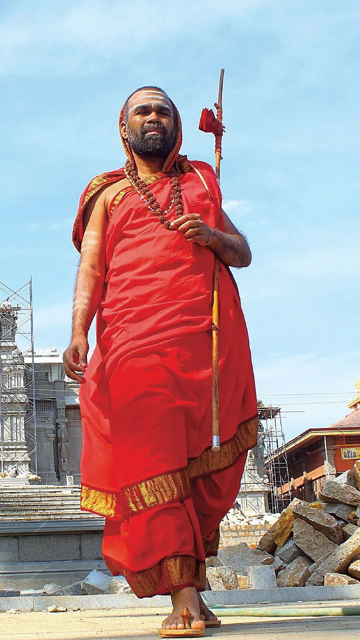 ‘இது யாக பூமி... யோக பூமி!’ - துங்காநதிக்கரையில் கம்பீரமாக எழும் நரசிம்மர் ஆலயம்!
