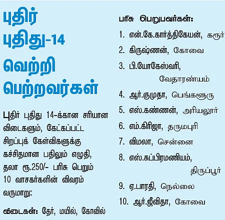 புதிர் புதிது! - 15