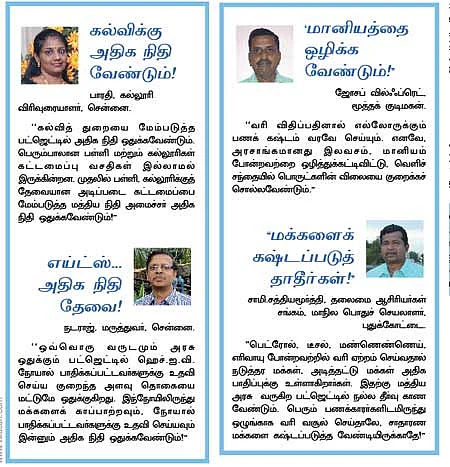 பட்ஜெட் எதிர்பார்ப்புகள்...