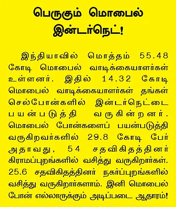 உங்கள் உயர்வு உங்கள் கையில் !