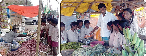 சந்தைக்குச் சென்று பாடம் படித்தோம்!