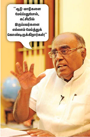 “மேசையைத் தட்டலாம்...கமிஷன் வாங்கலாம்... ஊரை அடித்து உலையில் போடலாம்!”