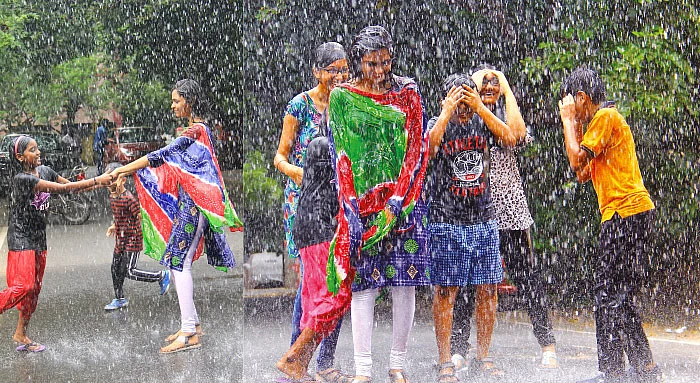 ஆசை... - நான் சொன்னதும் மழை வந்துச்சா..!