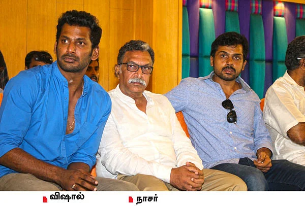 நிரந்தர தலைவர் மாதிரி வாழ்நாள் அறங்காவலர்! - நடிகர் சங்க ராவடிகள்
